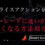 プライスアクション分析でバイナリーオプションを攻略！トレードに迷いがなくなるシグナルを紹介！