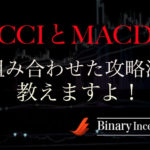 CCIとMACDを組み合わせたバイナリー攻略法とは？勝率を上げるインジケーター活用を解説！
