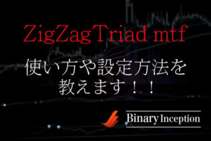 ZigZagTriad mtfインジケーターとは？使い方や設定方法を解説！