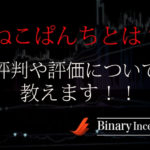ねこぱんちというバイナリーオプションツールとは？評判や評価を解説！