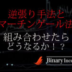 マーチンゲール法と逆張り手法を組み合わせた攻略法を解説！勝率はどれぐらい？
