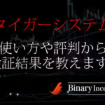 タイガーシステム(Tiger System)ツールの使い方や評判から検証結果について解説！