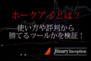 ホークアイ(バイナリーオプションツール)とは？2種類の使い方や評判から勝てるか検証！