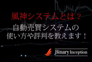 風神システム(自動売買システム)の使い方や価格や評判から検証結果について解説！