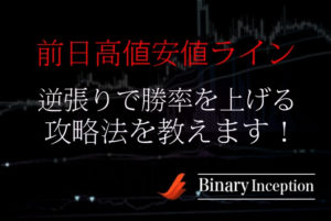前日高値安値ラインでバイナリーの逆張り取引を攻略して勝率を上げる手法を解説！