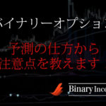 バイナリーオプション取引を予測する仕方とは？誰にでもできる予測方法を解説！